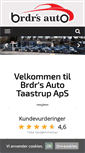 Mobile Screenshot of brdrs-auto.dk