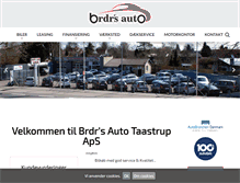 Tablet Screenshot of brdrs-auto.dk